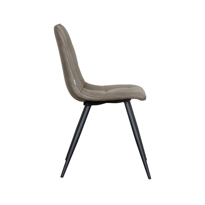 LABEL51 Eetkamerstoel Bistro - Taupe - Micro Suede-Eetkamerstoelen-LABEL51