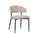 LABEL51 Eetkamerstoel Bliss - Clay - Elite - Zwart Metalen Frame-Eetkamerstoelen-LABEL51