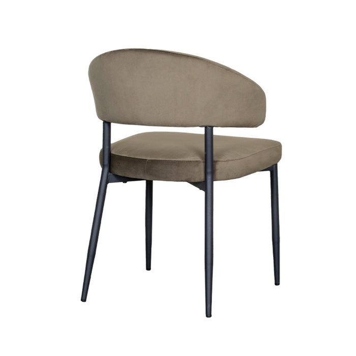 LABEL51 Bliss Hunter Velvet Dining Chair 56x55x76 cm