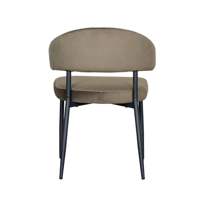 LABEL51 Bliss Hunter Velvet Dining Chair 56x55x76 cm