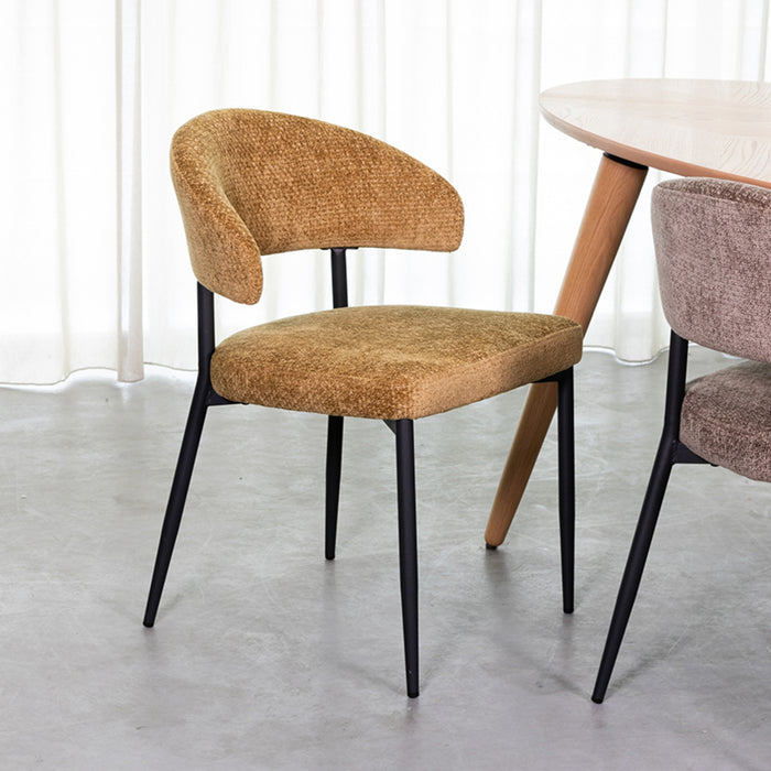LABEL51 Eetkamerstoel Bliss - Mustard - Elite-Eetkamerstoelen-LABEL51