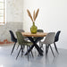 LABEL51 Eetkamerstoel Capri Army Fluweel 46x56x88 cm-Eetkamerstoelen-LABEL51