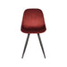 LABEL51 Eetkamerstoel Capri - Bordeaux - Fluweel-Eetkamerstoelen-LABEL51