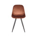 LABEL51 Eetkamerstoel Capri Rust Fluweel 46x56x88 cm-Eetkamerstoelen-LABEL51