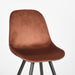 LABEL51 Eetkamerstoel Capri Rust Fluweel 46x56x88 cm-Eetkamerstoelen-LABEL51