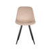 LABEL51 Eetkamerstoel Capri Zand Fluweel 46x56x88 cm-Eetkamerstoelen-LABEL51