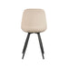 LABEL51 Eetkamerstoel Capri Zand Fluweel 46x56x88 cm-Eetkamerstoelen-LABEL51