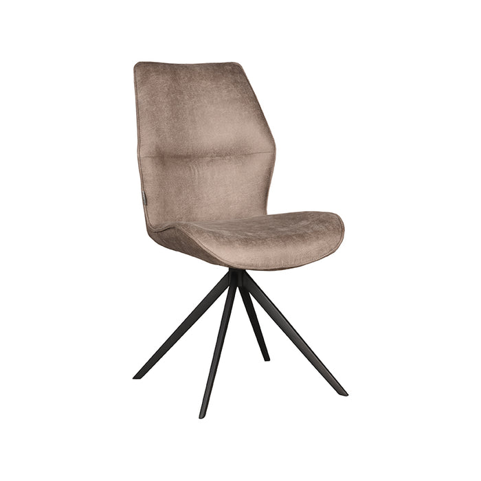 LABEL51 Eetkamerstoel Comfy Taupe Micro Suede 48x64x91 cm-Eetkamerstoelen-LABEL51