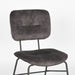 LABEL51 Eetkamerstoel Dez Antraciet Velours 49x60x87 cm-Eetkamerstoelen-LABEL51