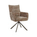 LABEL51 Eetkamerstoel Dubai Stof Taupe Draaibaar-Eetkamerstoelen-LABEL51