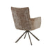 LABEL51 Eetkamerstoel Dubai Stof Taupe Draaibaar-Eetkamerstoelen-LABEL51