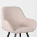 LABEL51 Eetkamerstoel Fender Naturel Bouclé 59x57x87 cm-Eetkamerstoelen-LABEL51