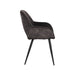 LABEL51 Eetkamerstoel Fer Antraciet Velours 58x57x87 cm-Eetkamerstoelen-LABEL51