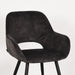 LABEL51 Eetkamerstoel Fer Antraciet Velours 58x57x87 cm-Eetkamerstoelen-LABEL51