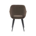 LABEL51 Eetkamerstoel Fer - Bruin - Boucle - Zwart Metalen Frame-Eetkamerstoelen-LABEL51