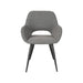 LABEL51 Eetkamerstoel Fer Grijs Boucle 58x57x87 cm-Eetkamerstoelen-LABEL51
