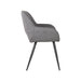 LABEL51 Eetkamerstoel Fer Grijs Boucle 58x57x87 cm-Eetkamerstoelen-LABEL51