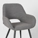 LABEL51 Eetkamerstoel Fer Grijs Boucle 58x57x87 cm-Eetkamerstoelen-LABEL51