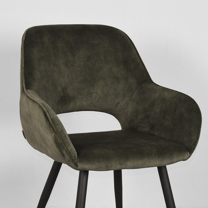 LABEL51 Eetkamerstoel Fer - Hunter - Velours-Eetkamerstoelen-LABEL51