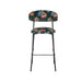LABEL51 Eetkamerstoel Ferry - Printed Flamingo - Fluweel - Hoog-Eetkamerstoelen-LABEL51