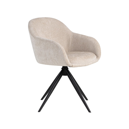 LABEL51 Eetkamerstoel Fiby - Naturel - Elite - Draaibaar-Eetkamerstoelen-LABEL51
