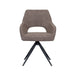 LABEL51 Eetkamerstoel Finley - Bruin - Boucle - Draaibaar-Eetkamerstoelen-LABEL51