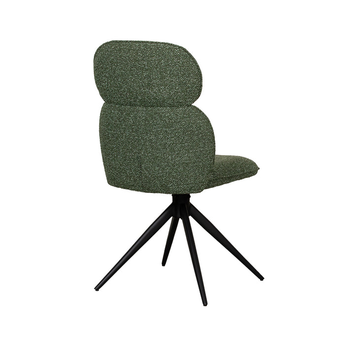 LABEL51 Eetkamerstoel Finn Forest Royal boucle 49x62x91 cm