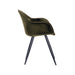 LABEL51 Eetkamerstoel Forli Army Fluweel 60x58x83 cm-Eetkamerstoelen-LABEL51