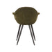 LABEL51 Eetkamerstoel Forli Army Fluweel 60x58x83 cm-Eetkamerstoelen-LABEL51