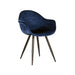 LABEL51 Eetkamerstoel Forli Blauw Fluweel 60x58x83 cm-Eetkamerstoelen-LABEL51
