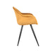 LABEL51 Eetkamerstoel Forli Oker Fluweel 60x58x83 cm-Eetkamerstoelen-LABEL51