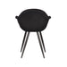LABEL51 Eetkamerstoel Forli Zwart Fluweel 60x58x83 cm-Eetkamerstoelen-LABEL51