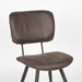 LABEL51 Eetkamerstoel Fos - Antraciet - Leder-Eetkamerstoelen-LABEL51