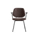 LABEL51 Eetkamerstoel Gastron Taupe Fluweel 62x58x82 cm-Eetkamerstoelen-LABEL51