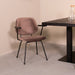 Eetkamerstoel Gastron - Taupe - Fluweel-Eetkamerstoelen-LABEL51