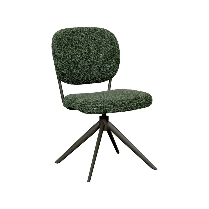 LABEL51 Eetkamerstoel Geneva Forest Royal boucle Forest metalen