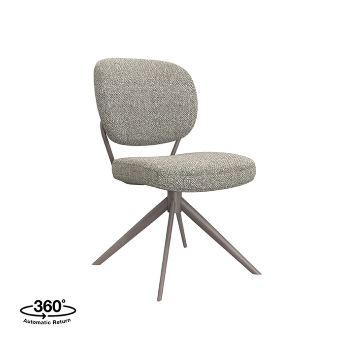 LABEL51 Eetkamerstoel Geneva - Mushroom - Royal Boucle - Brons...-Eetkamerstoelen-LABEL51