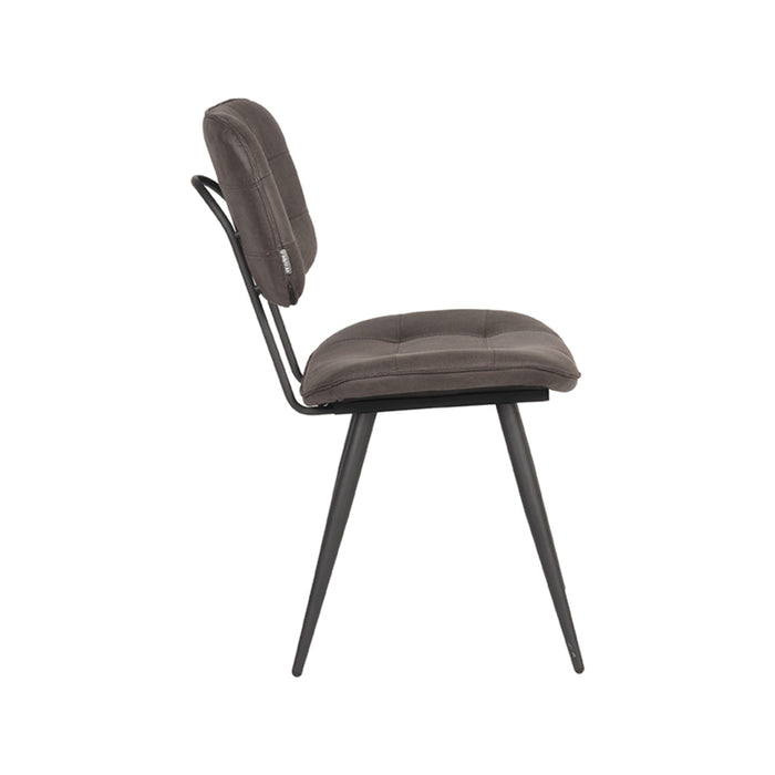 LABEL51 Eetkamerstoel Gus - Antraciet - Microvezel-Eetkamerstoelen-LABEL51