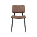 LABEL51 Eetkamerstoel Gusto Bruin Kunstleder 46x56x79 cm-Eetkamerstoelen-LABEL51