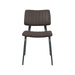 LABEL51 Eetkamerstoel Gusto - Donkerbruin - Kunstleder-Eetkamerstoelen-LABEL51