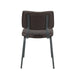LABEL51 Eetkamerstoel Gusto - Donkerbruin - Kunstleder-Eetkamerstoelen-LABEL51