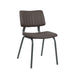 LABEL51 Eetkamerstoel Gusto - Donkerbruin - Kunstleder-Eetkamerstoelen-LABEL51