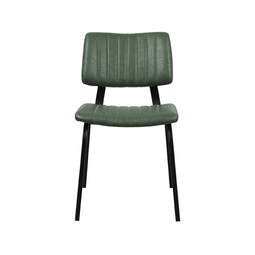 LABEL51 Eetkamerstoel Gusto - Hunter - PU-Leder - Black Frame-Eetkamerstoelen-LABEL51