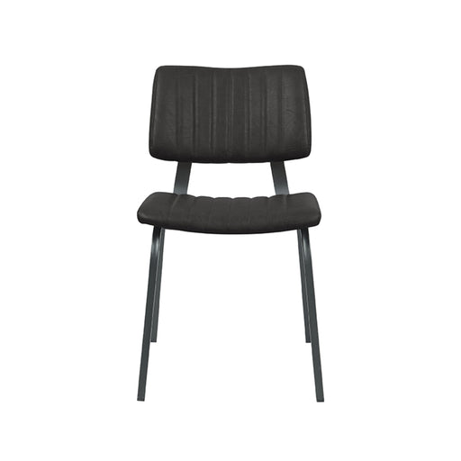 LABEL51 Eetkamerstoel Gusto - Zwart - Kunstleder-Eetkamerstoelen-LABEL51