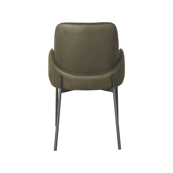 Eetkamerstoel Jari - Army - Microvezel-Eetkamerstoelen-LABEL51