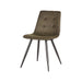 LABEL51 Eetkamerstoel Jay Army Microvezel 45x56x84 cm-Eetkamerstoelen-LABEL51