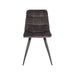 LABEL51 Eetkamerstoel Jelt - Antraciet - Velours-Eetkamerstoelen-LABEL51