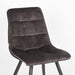 LABEL51 Eetkamerstoel Jelt - Antraciet - Velours-Eetkamerstoelen-LABEL51