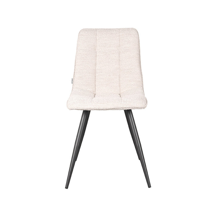 LABEL51 Eetkamerstoel Jelt Naturel Boucle 45x56x84 cm-Eetkamerstoelen-LABEL51