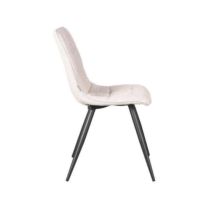 LABEL51 Eetkamerstoel Jelt Naturel Boucle 45x56x84 cm-Eetkamerstoelen-LABEL51